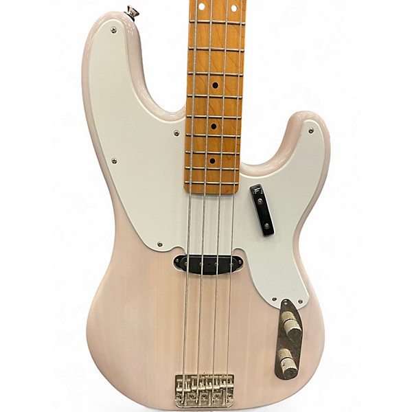 Used Squier CLASSIC VIBE 50S P BASS Trans Blonde Electric Bass Guitar