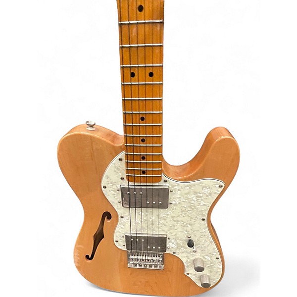 Used Squier Classic Vibe 70s Thinline Telecaster Natural Hollow Body Electric Guitar
