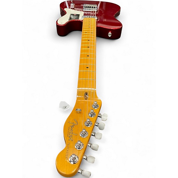 Used Fender 75th Anniversary Cabronita Telecaster Crimson Transparent Solid Body Electric Guitar