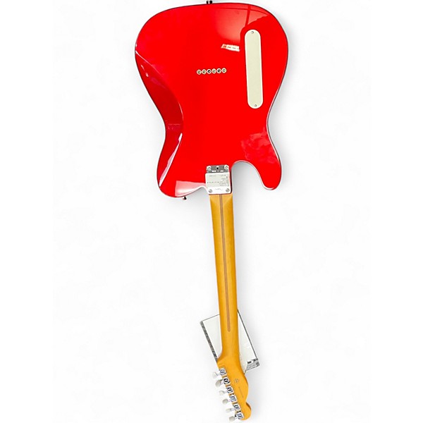 Used Fender 75th Anniversary Cabronita Telecaster Crimson Transparent Solid Body Electric Guitar