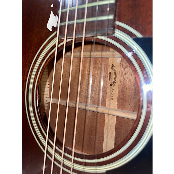 Used Takamine F-349 Brown Acoustic Guitar
