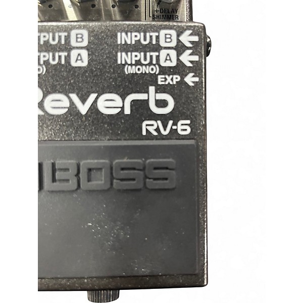 Used BOSS RV6 Digital Reverb Effect Pedal