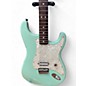 Used 2001 Fender Tom Delonge Signature Stratocaster Surf Green Solid Body Electric Guitar