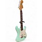 Used 2001 Fender Tom Delonge Signature Stratocaster Surf Green Solid Body Electric Guitar