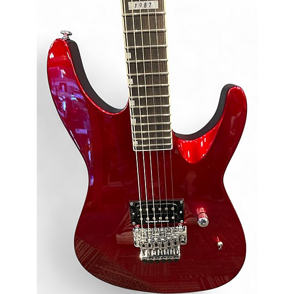 Used ESP LTD M1 CUSTOM 87 Candy Apple Red Solid Body Electric Guitar