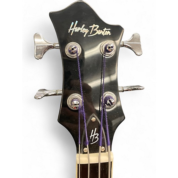 Used Harley Benton RB-414 Black Electric Bass Guitar
