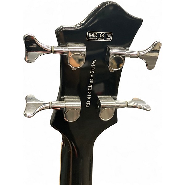 Used Harley Benton RB-414 Black Electric Bass Guitar