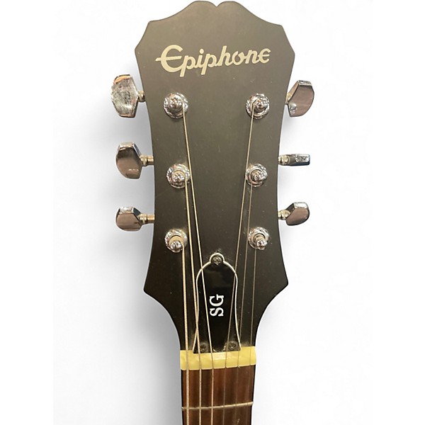 Used 2022 Epiphone SG Black Solid Body Electric Guitar