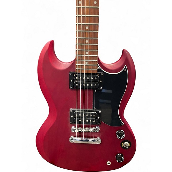Used Epiphone SG Cherry Solid Body Electric Guitar