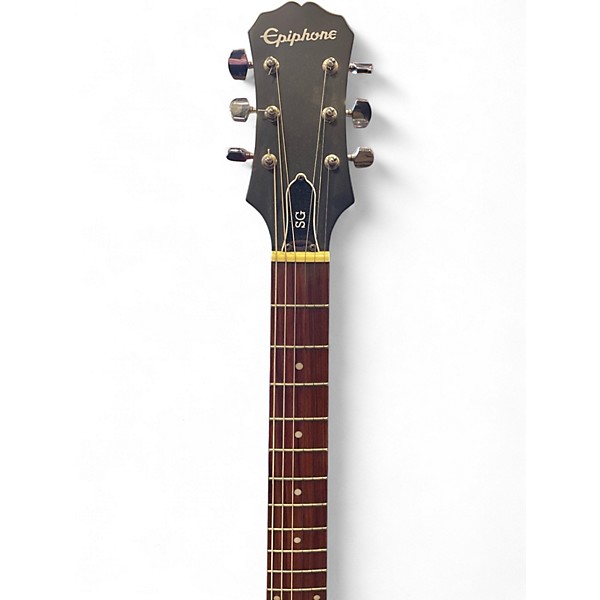 Used Epiphone SG Cherry Solid Body Electric Guitar