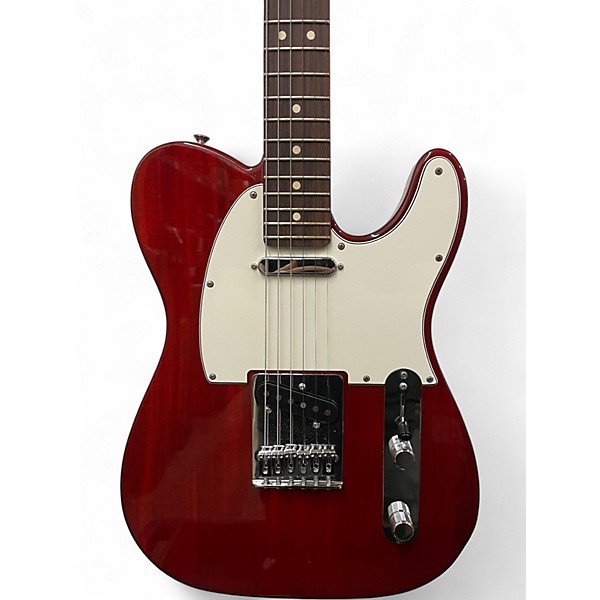 Used Fender Player II Telecaster Chambered Mahogany Trans Red Solid Body Electric Guitar