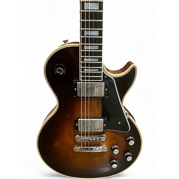 Vintage 1982 Gibson 1982 LES PAUL CUSTOM 2 Tone Sunburst Solid Body Electric Guitar