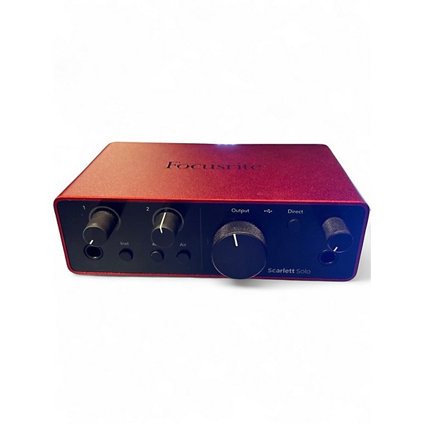 Used Focusrite Scarlett Solo Gen 4 Audio Interface