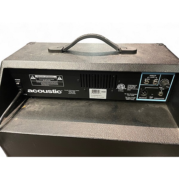 Used Acoustic AG60 60W 2X8 Acoustic Guitar Combo Amp