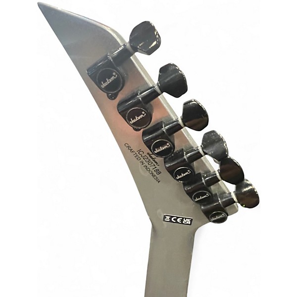 Used Jackson X Series Soloist SL3X DX Silver Solid Body Electric Guitar