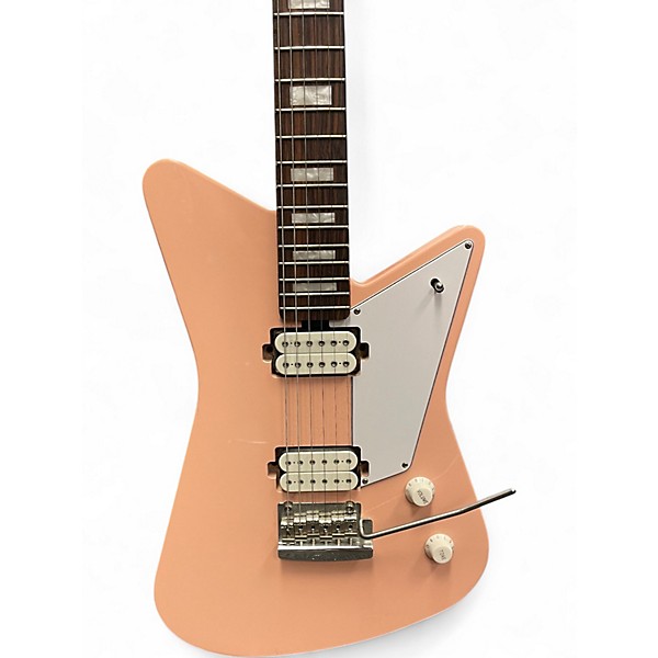 Used Sterling by Music Man MARIPOSA Pink Solid Body Electric Guitar