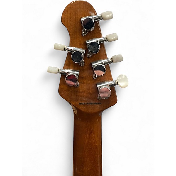 Used Sterling by Music Man MARIPOSA Pink Solid Body Electric Guitar