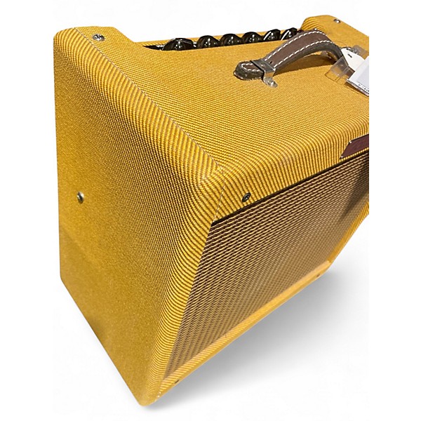 Used Fender Blues Junior Lacquered Tweed 15W 1X12 Tube Guitar Combo Amp