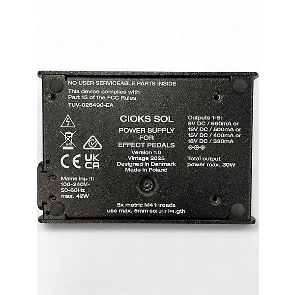 Used CIOKS SOL power supply cassette tape