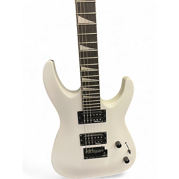Used Jackson JS22 Dinky Arctic White Solid Body Electric Guitar