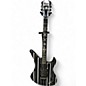 Used Schecter Guitar Research Synyster Gates Signature Custom S Black with White Pinstripes Solid Body Electric Guitar thumbnail