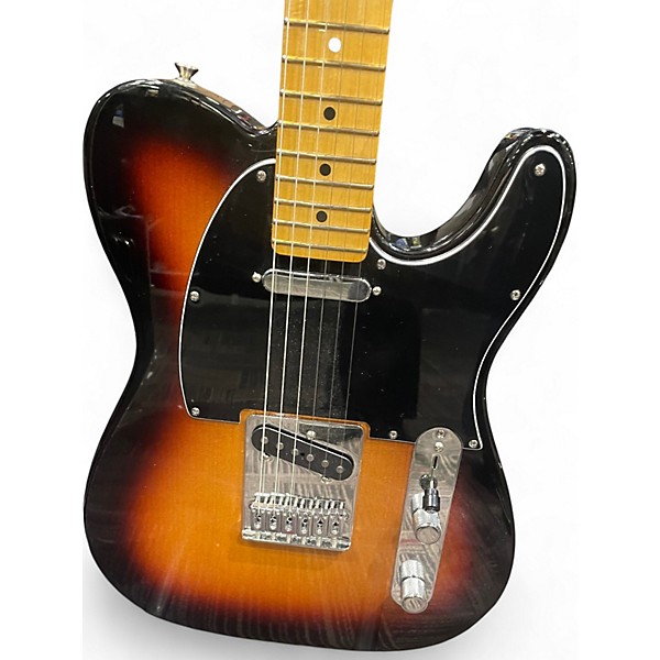 Used Fender Player Telecaster 3 Tone Sunburst Solid Body Electric Guitar