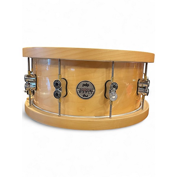 Used PDP by DW 6.5X14 Concept Series Snare Maple Drum