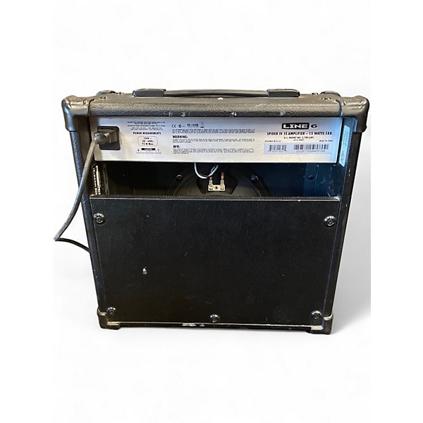 Used Line 6 Spider IV 15W 1X8 Guitar Combo Amp