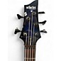 Used Schecter Guitar Research Omen 5 String Blue Electric Bass Guitar