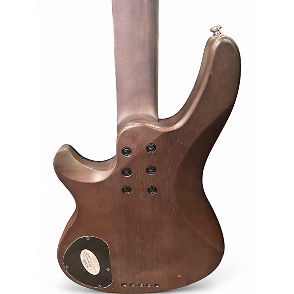 Used Schecter Guitar Research Omen 5 String Blue Electric Bass Guitar