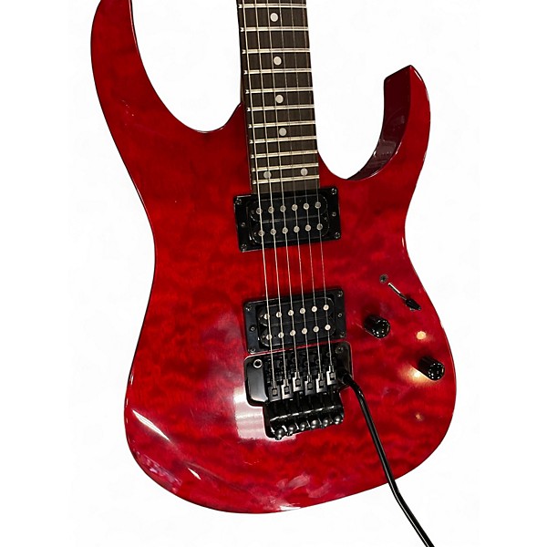 Used Ibanez RG320QS Red Solid Body Electric Guitar