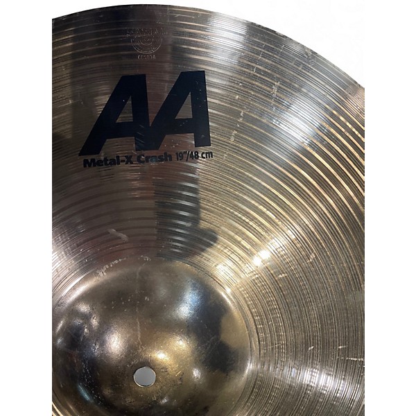 Used SABIAN 19in AA METAL X CRASH Cymbal