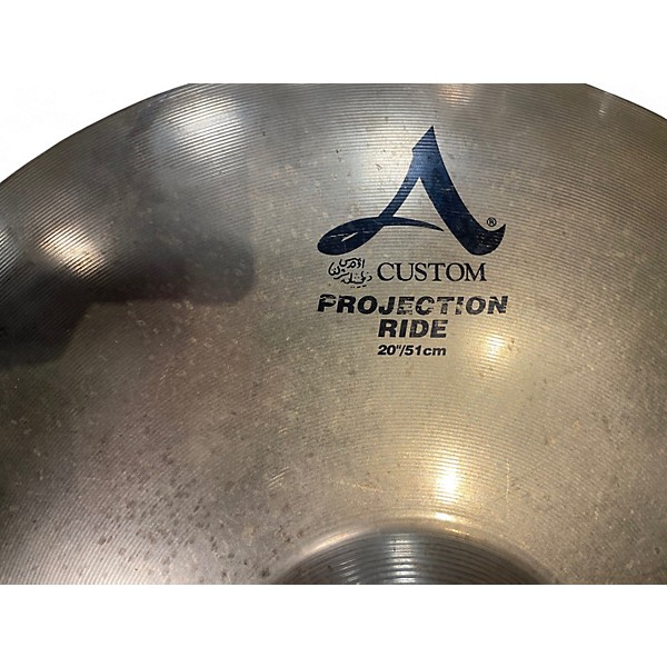 Used Zildjian 20in A Custom Projection Ride Cymbal
