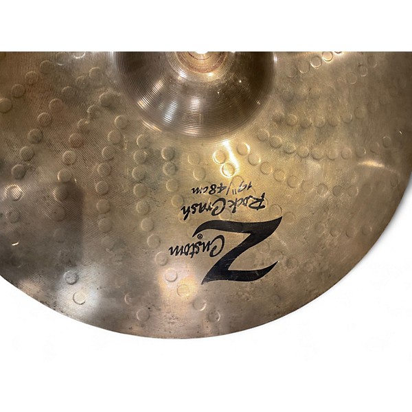 Used Zildjian 19in Z Custom Rock Crash Cymbal