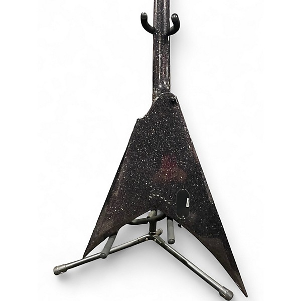 Used ESP LTD KIRK HAMMETT SIGNATURE KHV BLACK SPARKLE Solid Body Electric Guitar