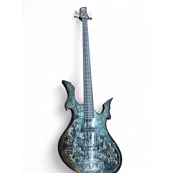 Used ESP CUSTOM SHOP RF 1 OF 1 DIABLO FOREST SPARKLE Electric Bass Guitar