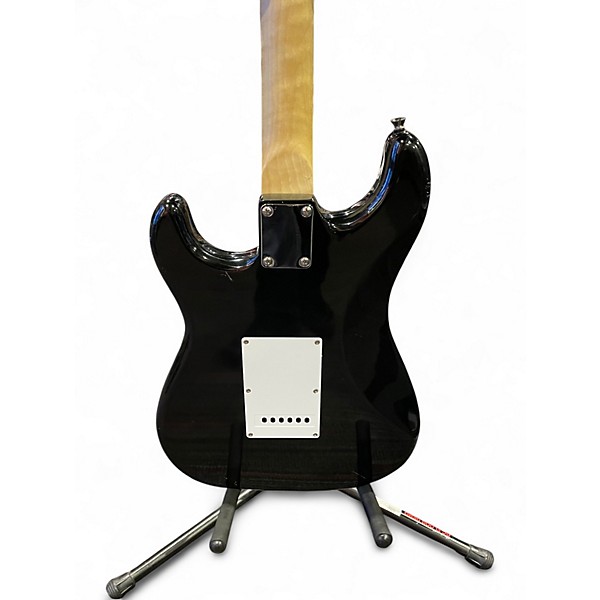 Used Master Play Stratocaster Black Solid Body Electric Guitar