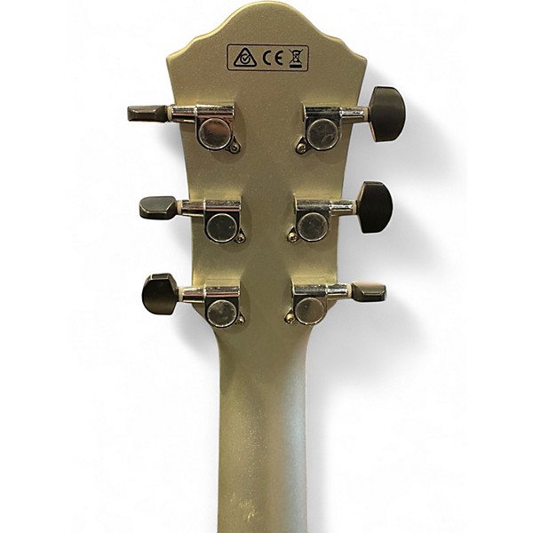 Used Ibanez AEWC10 Silver Metallic Acoustic Electric Guitar