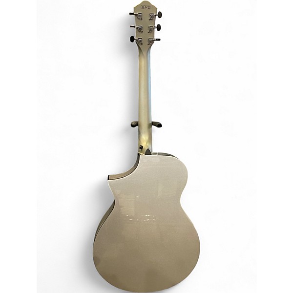 Used Ibanez AEWC10 Silver Metallic Acoustic Electric Guitar