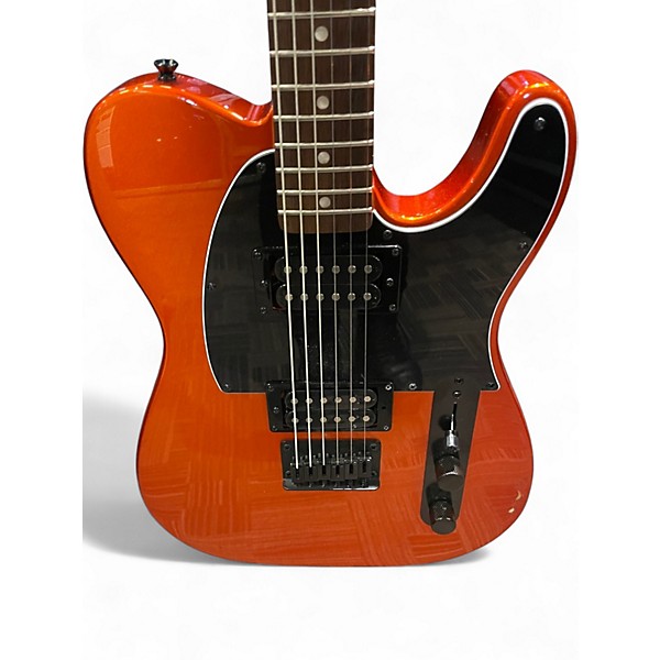 Used Squier Affinity Telecaster HH Metallic Orange Solid Body Electric Guitar