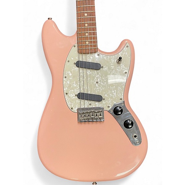 Used Fender Modern Player Mustang PINK Solid Body Electric Guitar