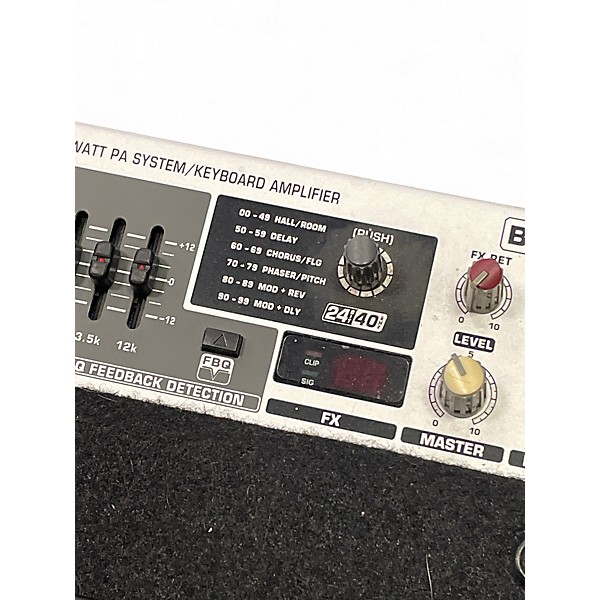 Used Behringer K900FX 90W Keyboard Amp