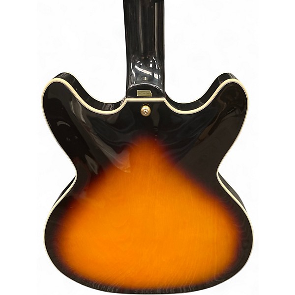 Used Washburn HB35 2 Color Sunburst Hollow Body Electric Guitar