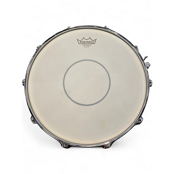 Used Ludwig 5X14 BRASS SNARE BRASS Drum