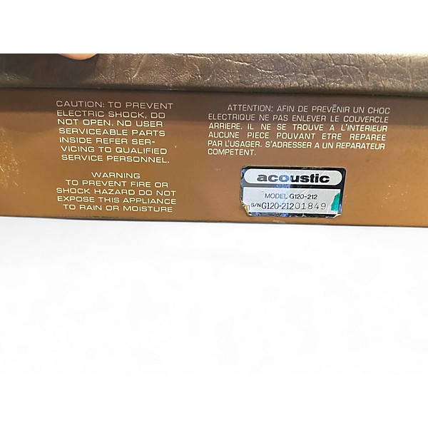 Vintage 1982 Acoustic G120 2X12 Guitar Combo Amp