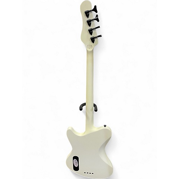 Used Schecter Guitar Research ultra bass Arctic White Electric Bass Guitar