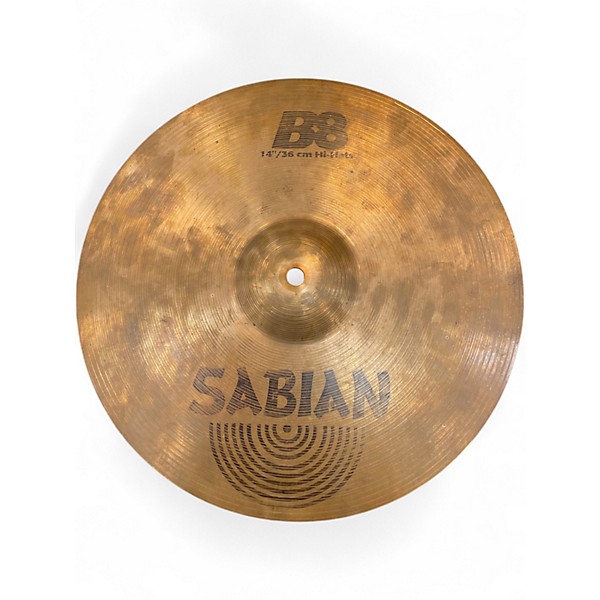 Used SABIAN 14in B8 Pro Hi Hat Pair Cymbal