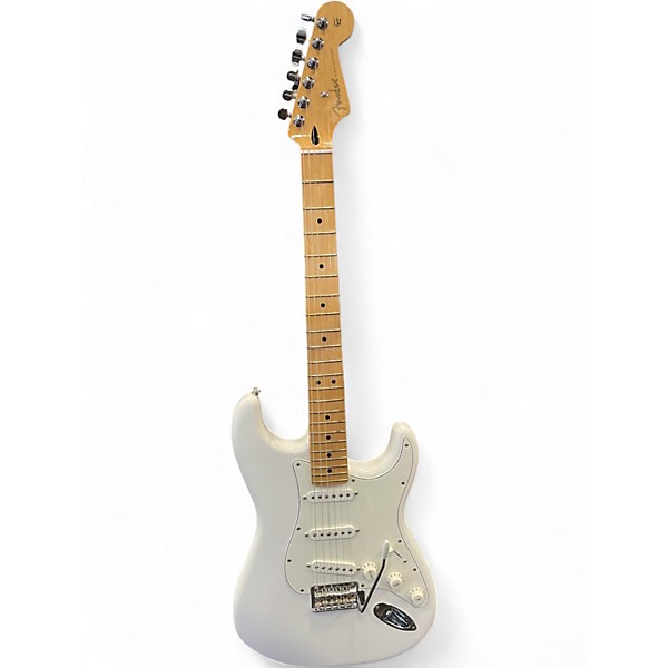 Used Fender Player Stratocaster Olympic White Solid Body Electric Guitar