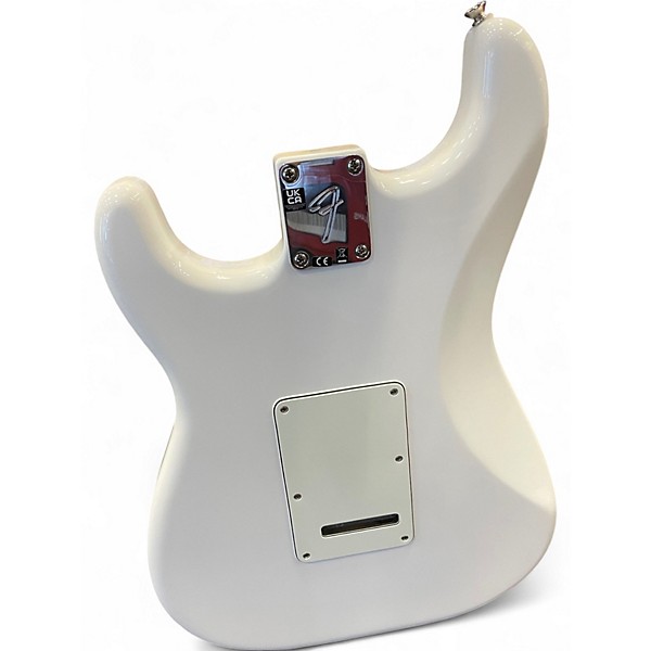 Used Fender Player Stratocaster Olympic White Solid Body Electric Guitar