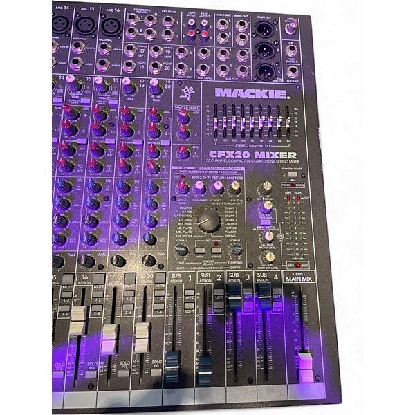 Used Mackie CFX20 Unpowered Mixer